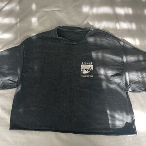 cropped pacsun graphic tee